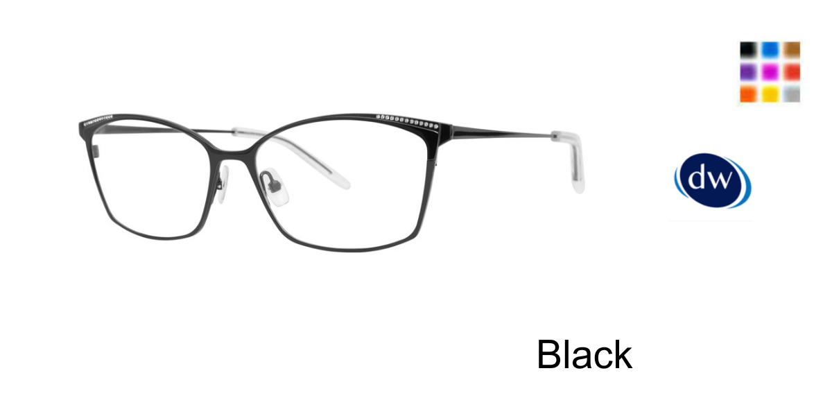 Black Vera Wang Violette Eyeglasses