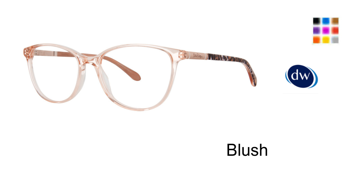 Blush Lilly Pulitzer Fuller Eyeglasses