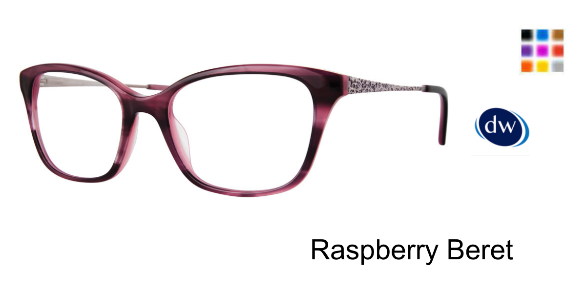 Raspberry Beret Elliott Ives Lobelia Eyeglasses
