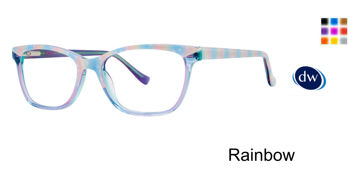 Rainbow Kensie Silly Eyeglasses