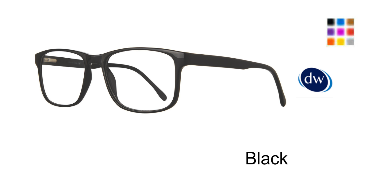 Black Eight to Eighty Otto Eyeglasses