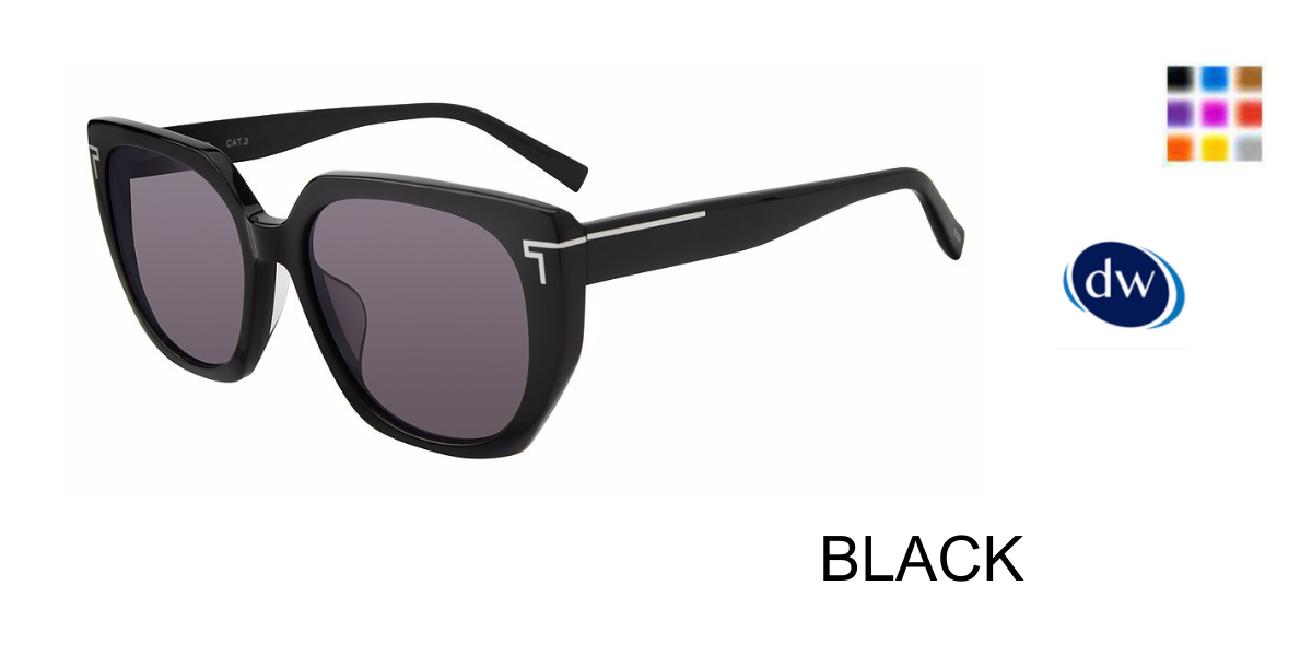 BLACK TUMI SUN STU515 Sunglasses