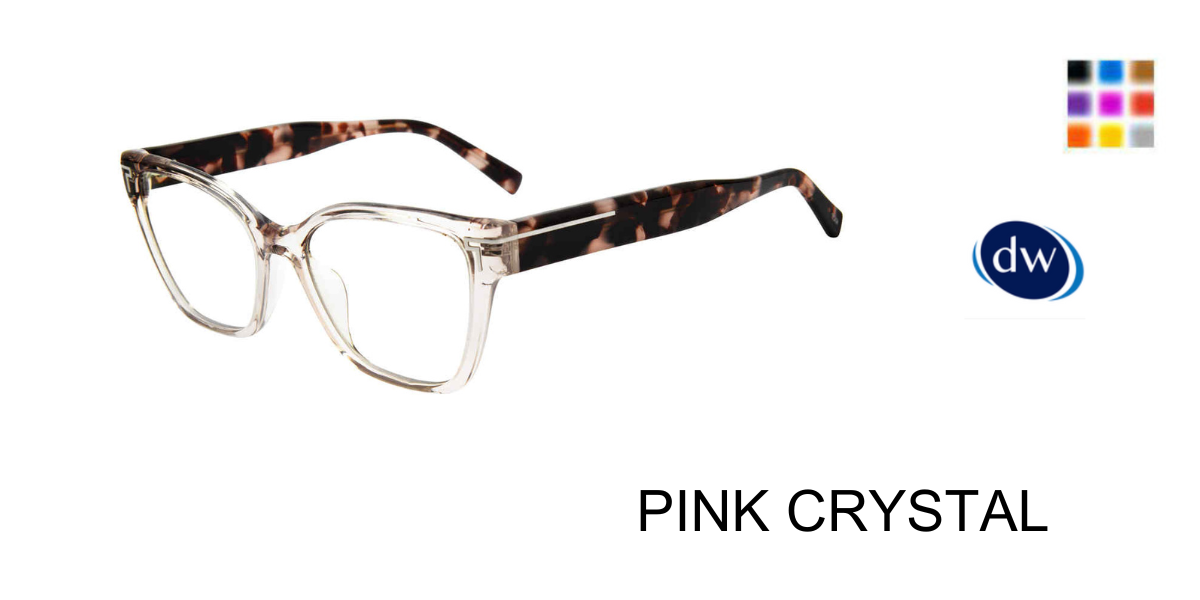 PINK CRYSTAL TUMI OPTICAL VTU534 Eyeglasses