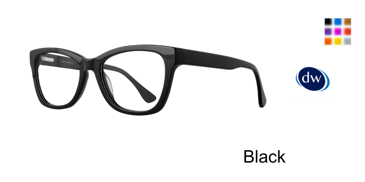 Black Eight to Eighty Brielle Eyeglasses