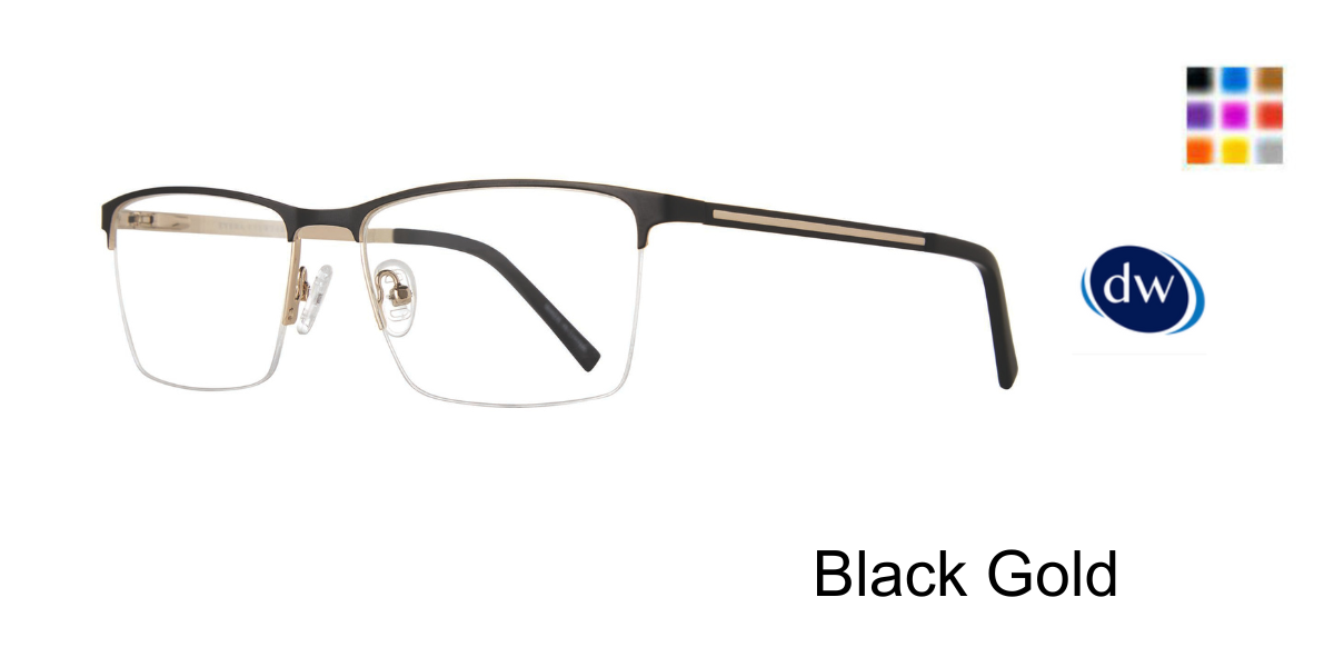 Black Gold Eyera Brodie Eyeglasses