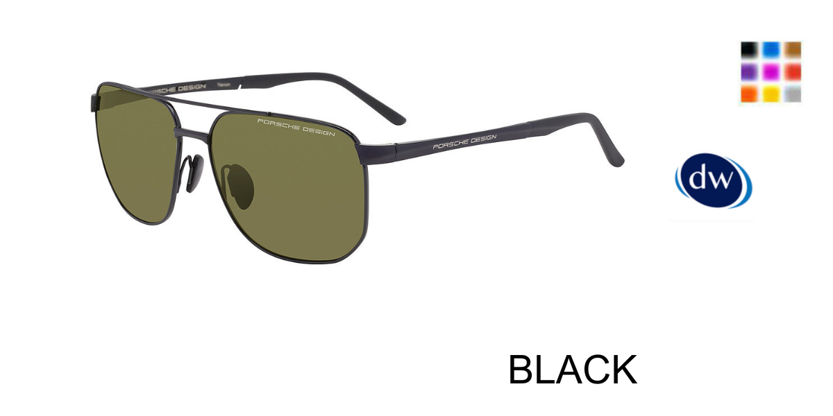 BLACK PORSCHE DESIGN P8984 Sunglasses