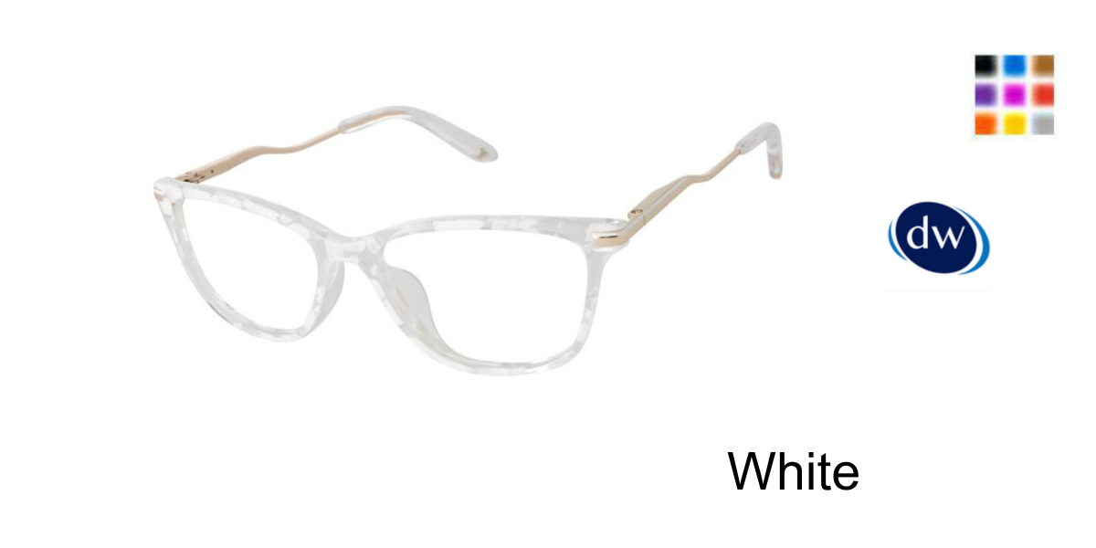 White VICTOR GLEMAUD X TURA VGO036 Eyeglasses
