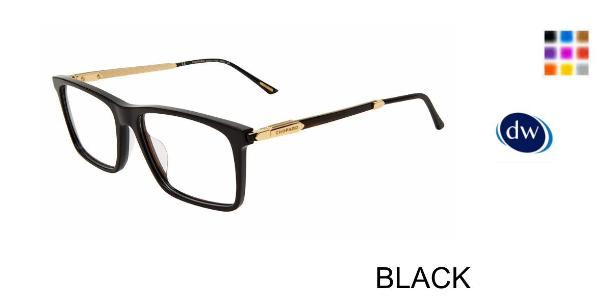 BLACK Chopard VCH343 Eyeglasses