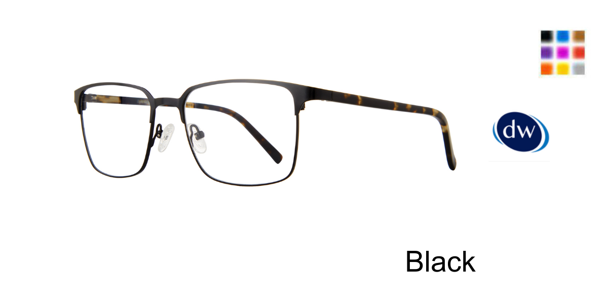 Black Eight to Eighty Jonas Eyeglasses
