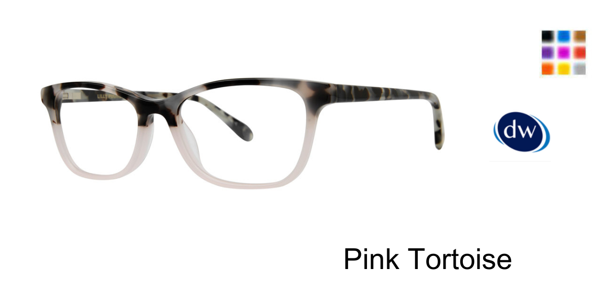 Pink Tortoise Lilly Pulitzer Pepper Eyeglasses
