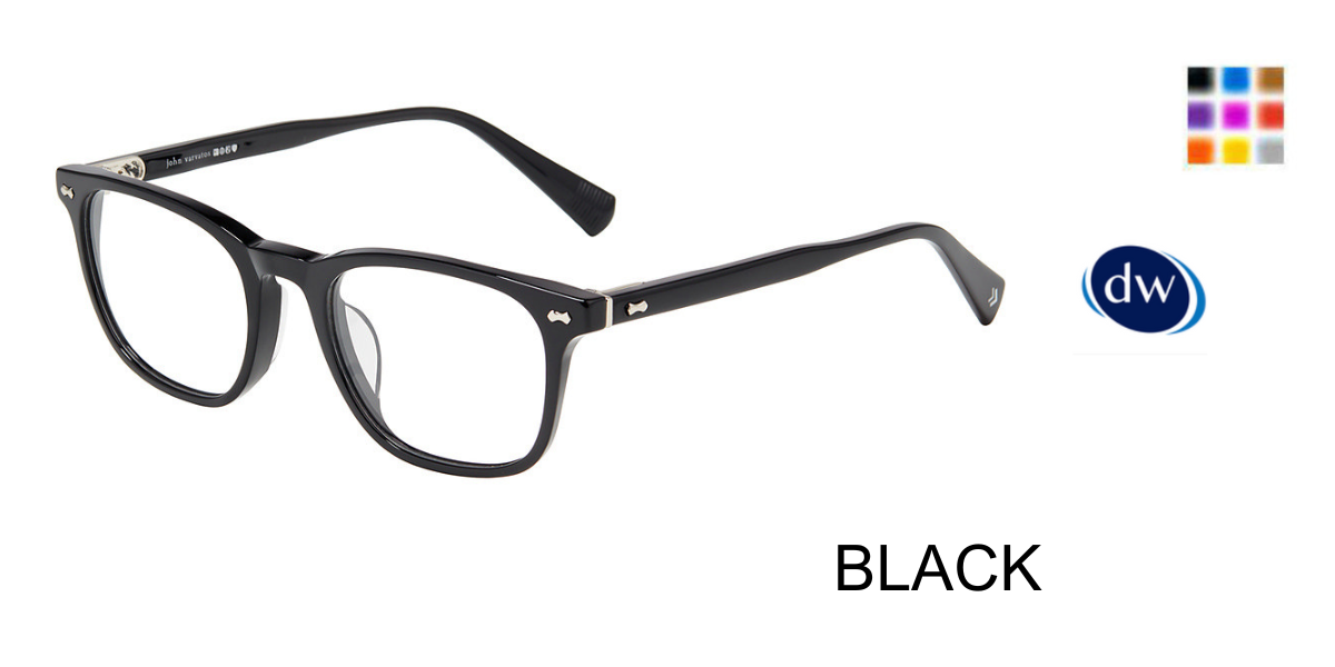 BLACK John Varvatos VJV442 Eyeglasses