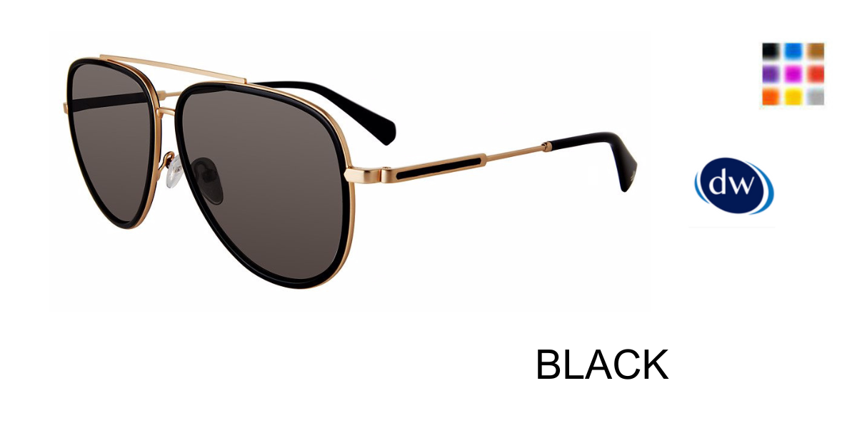 BLACK       John Varvatos SJV566 Sunglasses