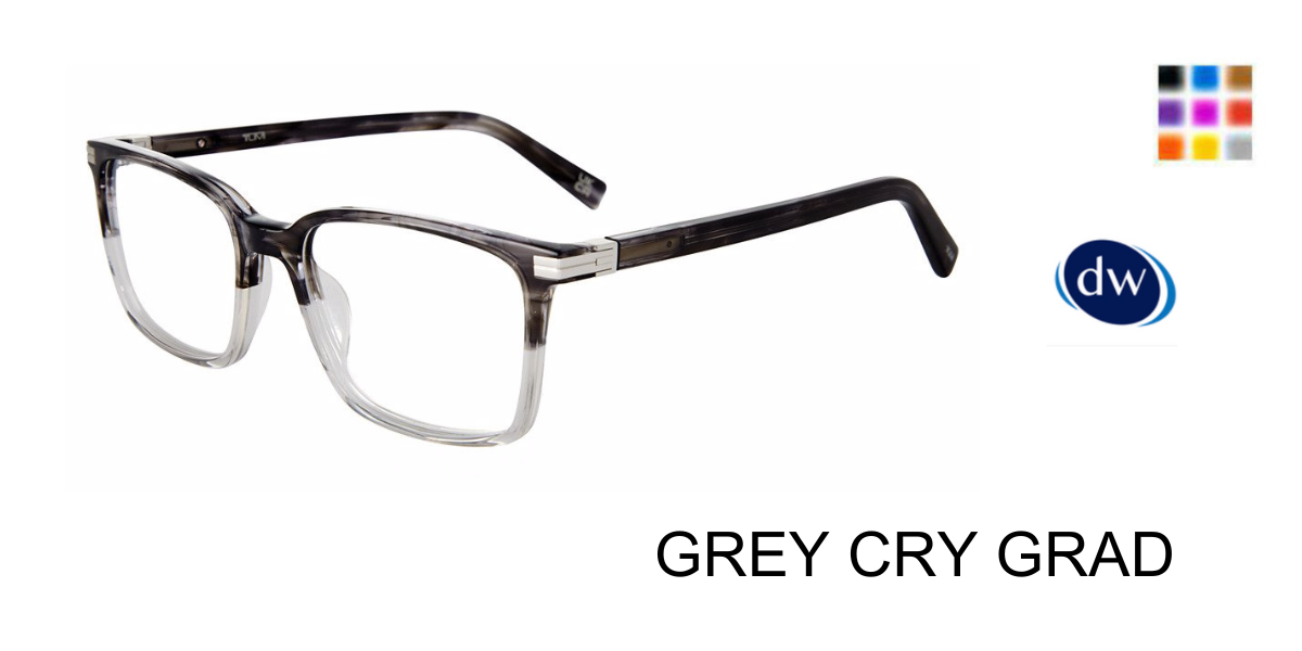 GREY CRY GRAD TUMI VTU523 Eyeglasses