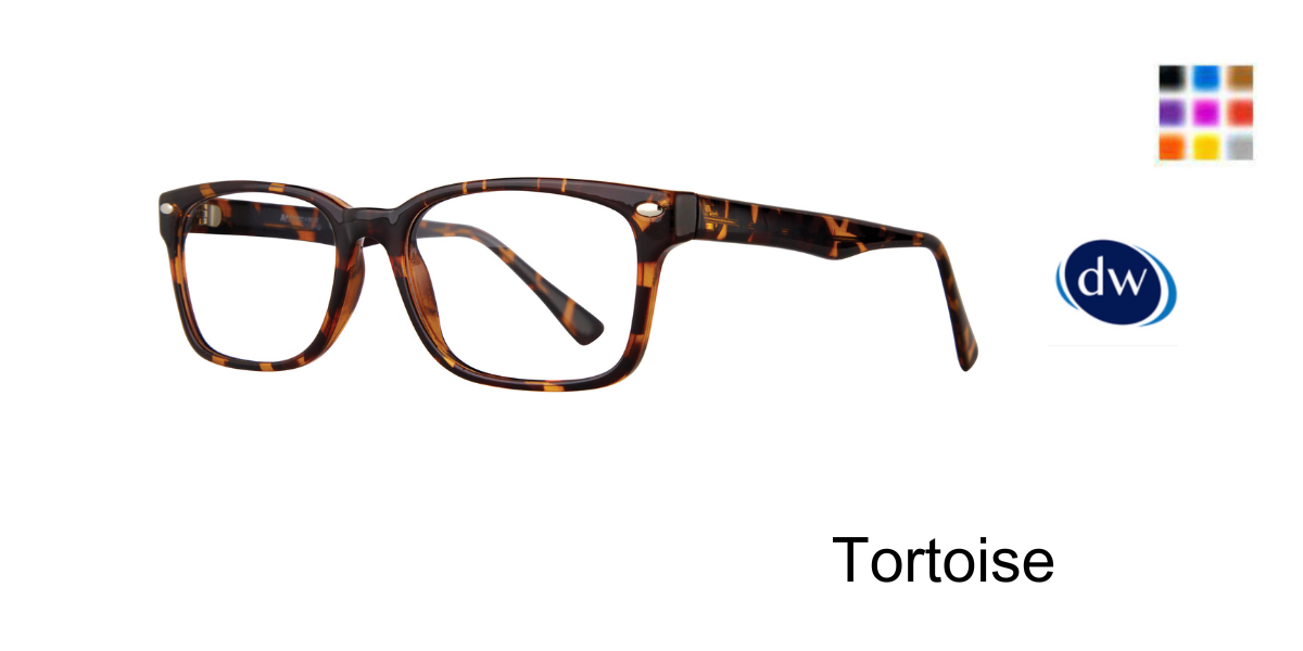 Tortoise Affordable Designs Alpha Eyeglasses