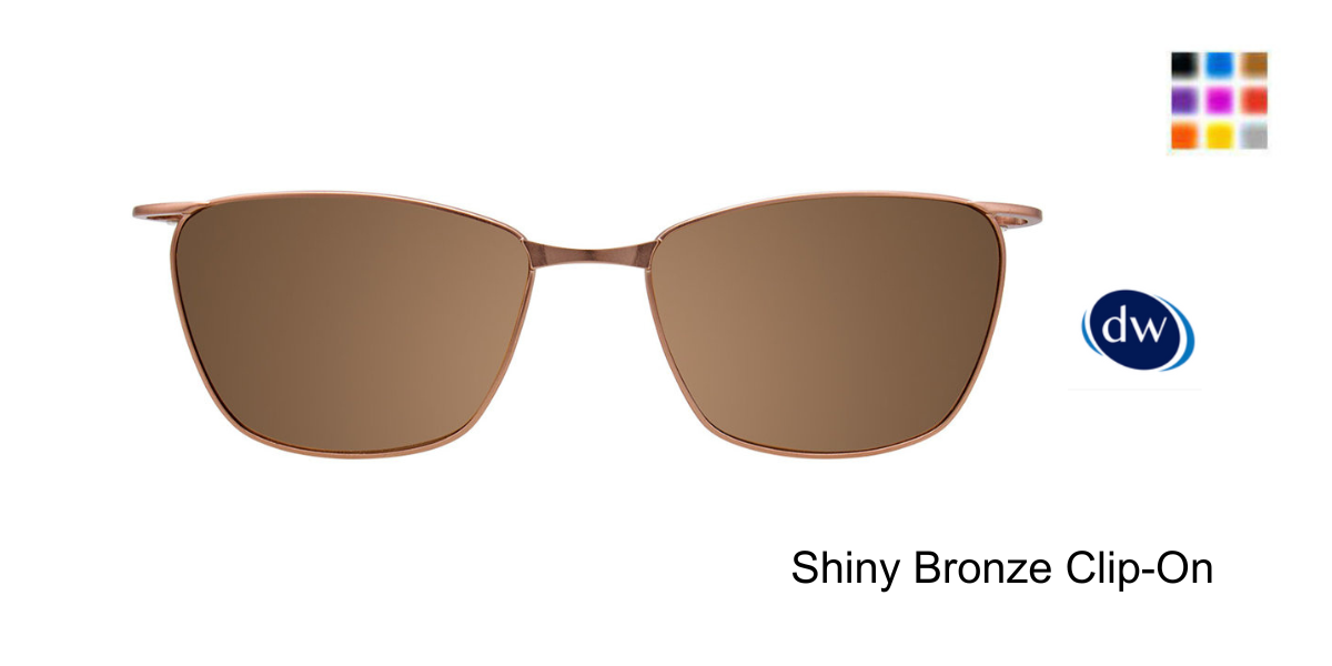 Shiny Bronze Clip-On