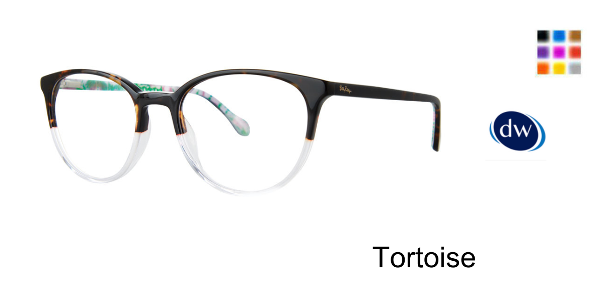 Tortoise Lilly Pulitzer Drew Eyeglasses
