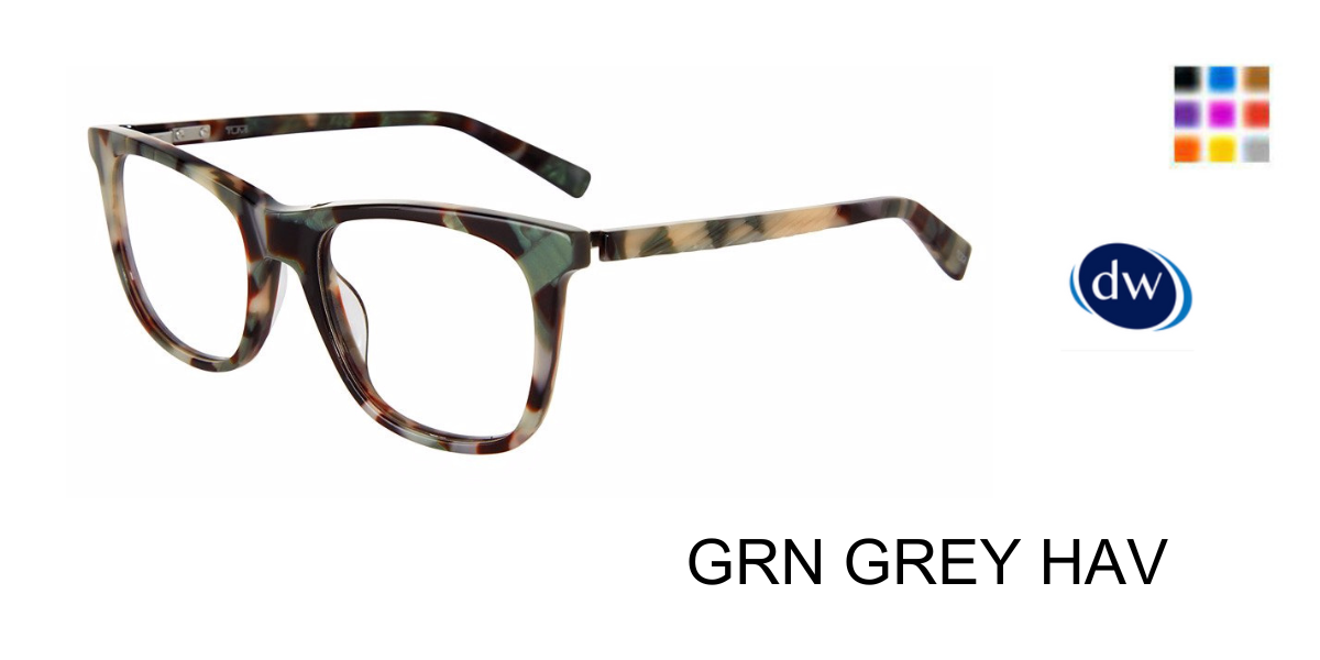 GRN GREY HAV TUMI VTU525 Eyeglasses