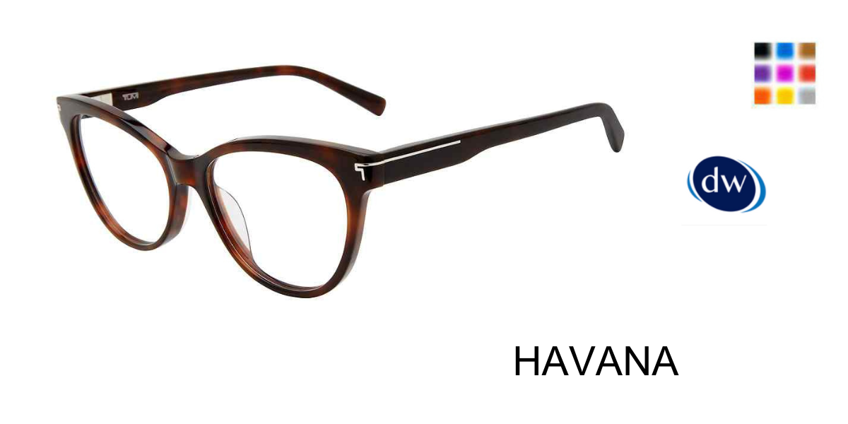 HAVANA TUMI OPTICAL VTU012 Eyeglasses
