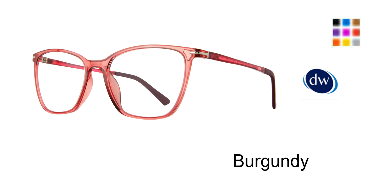 Burgundy Brooklyn Heights Mermaid Eyeglasses