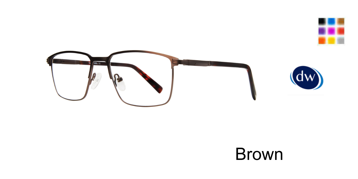 Brown Eight to Eighty Crew Eyeglasses