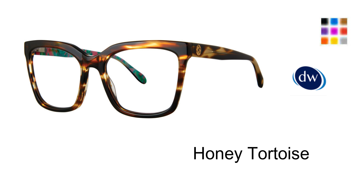 Honey Tortoise Lilly Pulitzer Whittinghill Eyeglasses