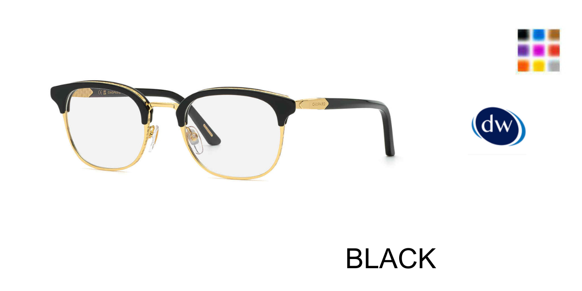 BLACK Chopard VCHG59 Eyeglasses