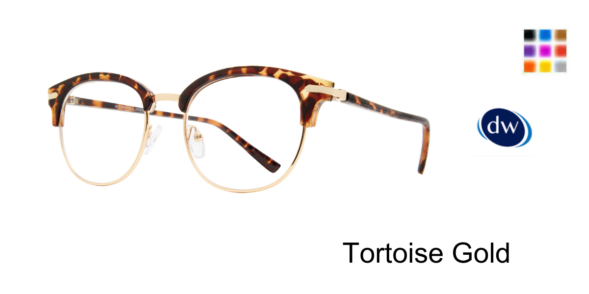 Tortoise Gold Affordable Designs Tucker Eyeglasses