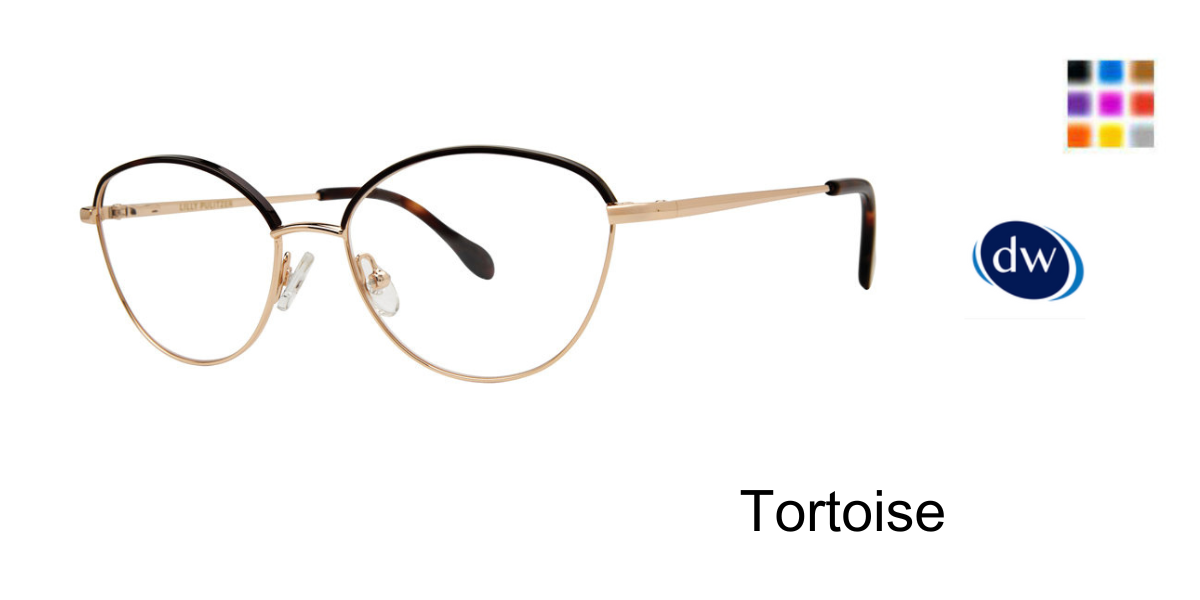 Tortoise Lilly Pulitzer Nellie Eyeglasses