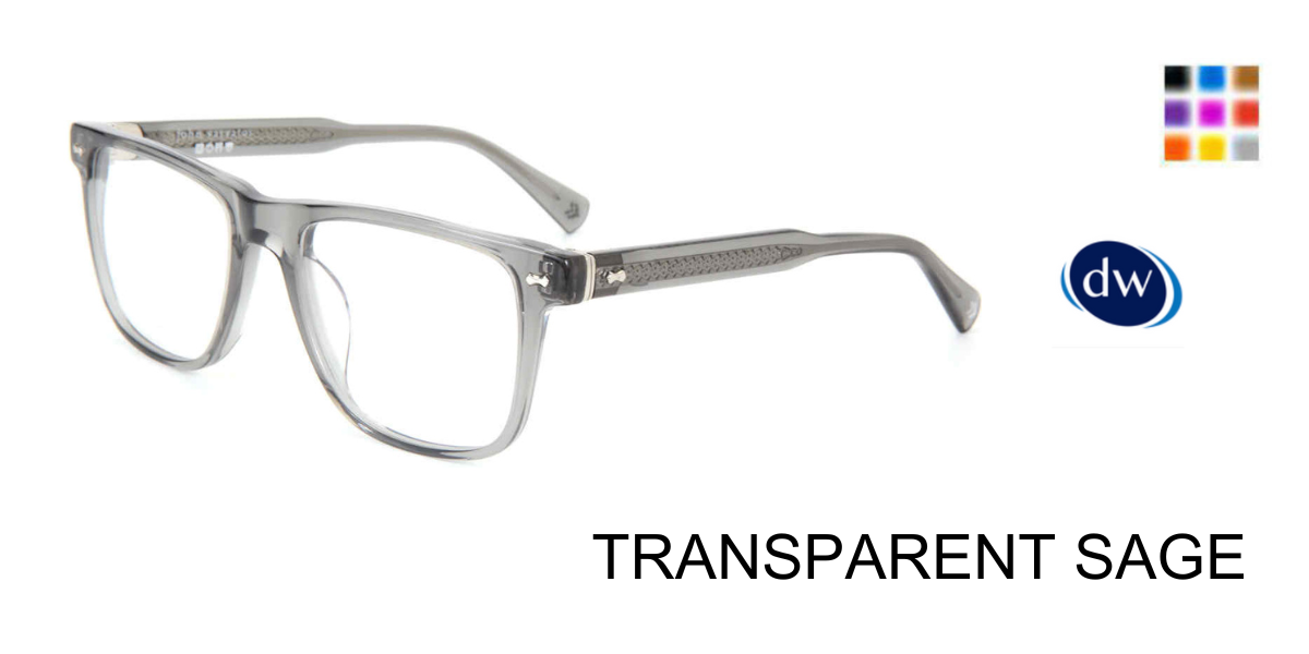 TRANSPARENT SAGE John Varvatos VJV438 Eyeglasses