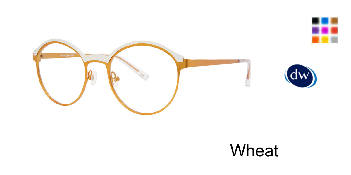 Wheat Jhane Barnes Synodic Eyeglasses