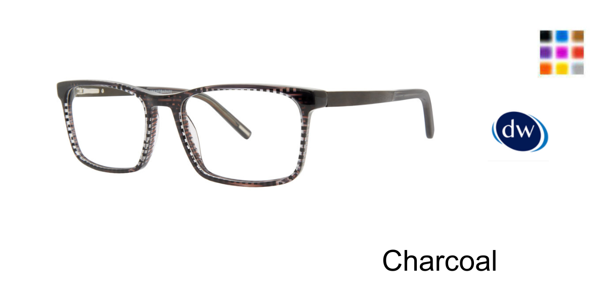 Charcoal Jhane Barnes Parsec Eyeglasses