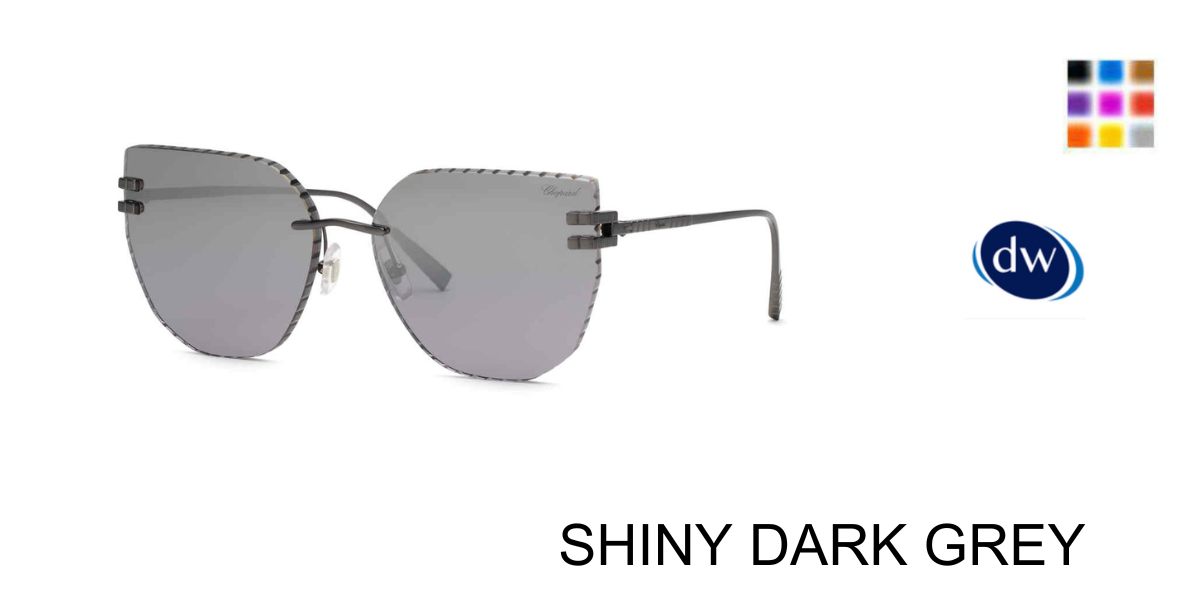 SHINY DARK GREY I86X Chopard SCHL54M Eyeglasses