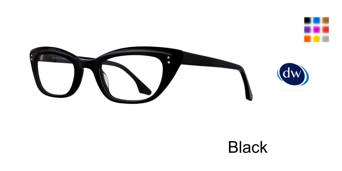 Black Brooklyn Heights Judy Eyeglasses