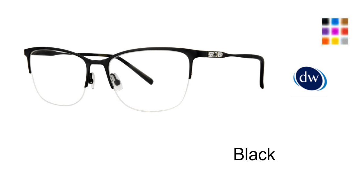Black Vera Wang Tasia Eyeglasses