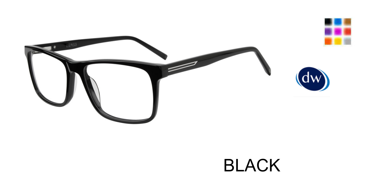 BLACK Jones New York VJOM557 Eyeglasses