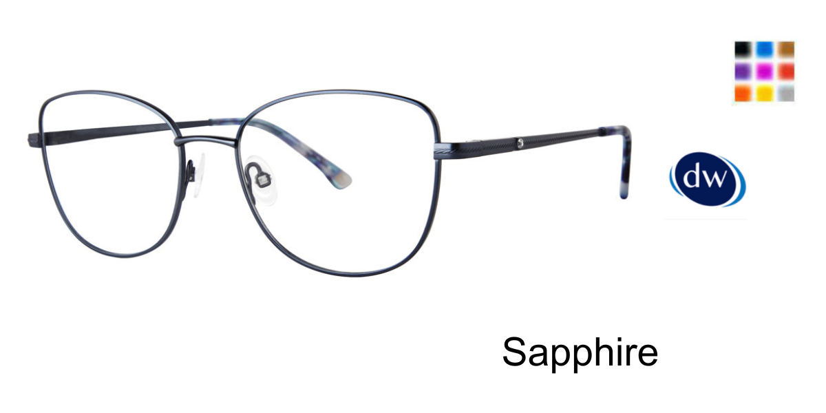 Sapphire Elliott Ives Caladium Eyeglasses