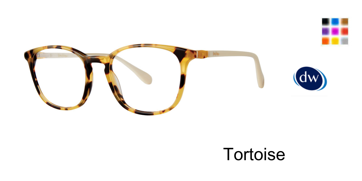 Tortoise Lilly Pulitzer Carter Eyeglasses