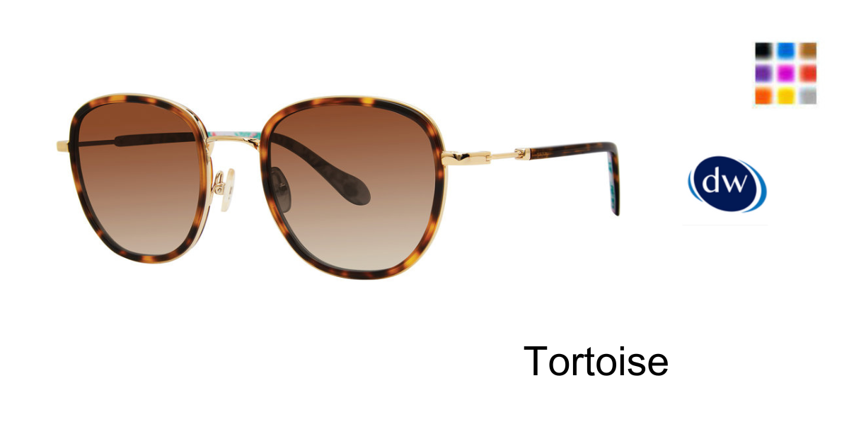 Tortoise Lilly Pulitzer Monaco Sunglasses