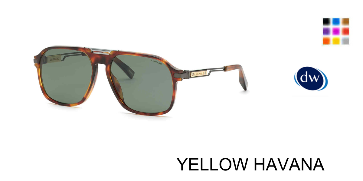 YELLOW HAVANA Chopard SCH347 Sunglasses
