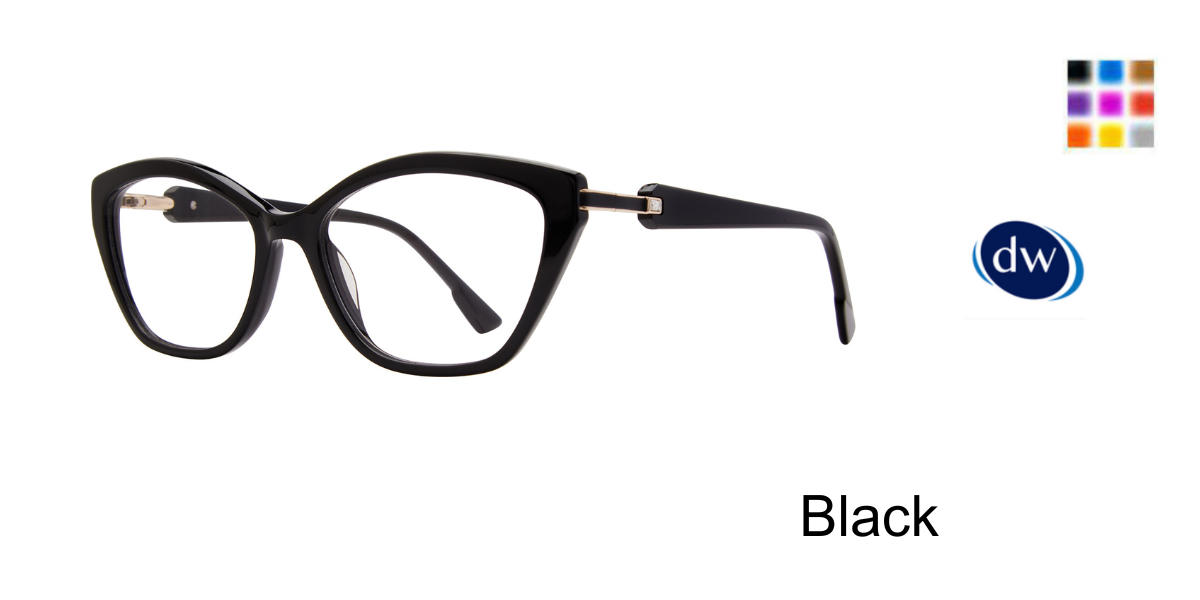 Black Serafina Portia Eyeglasses