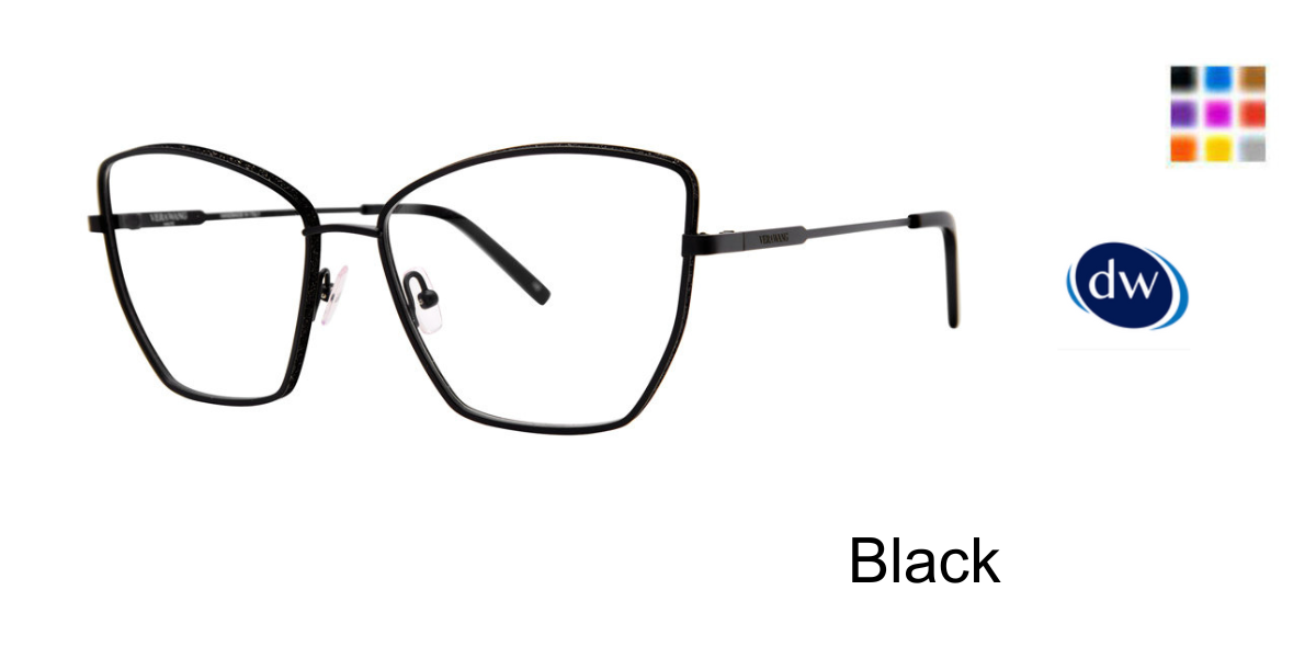 Black Vera Wang Nyssa Eyeglasses