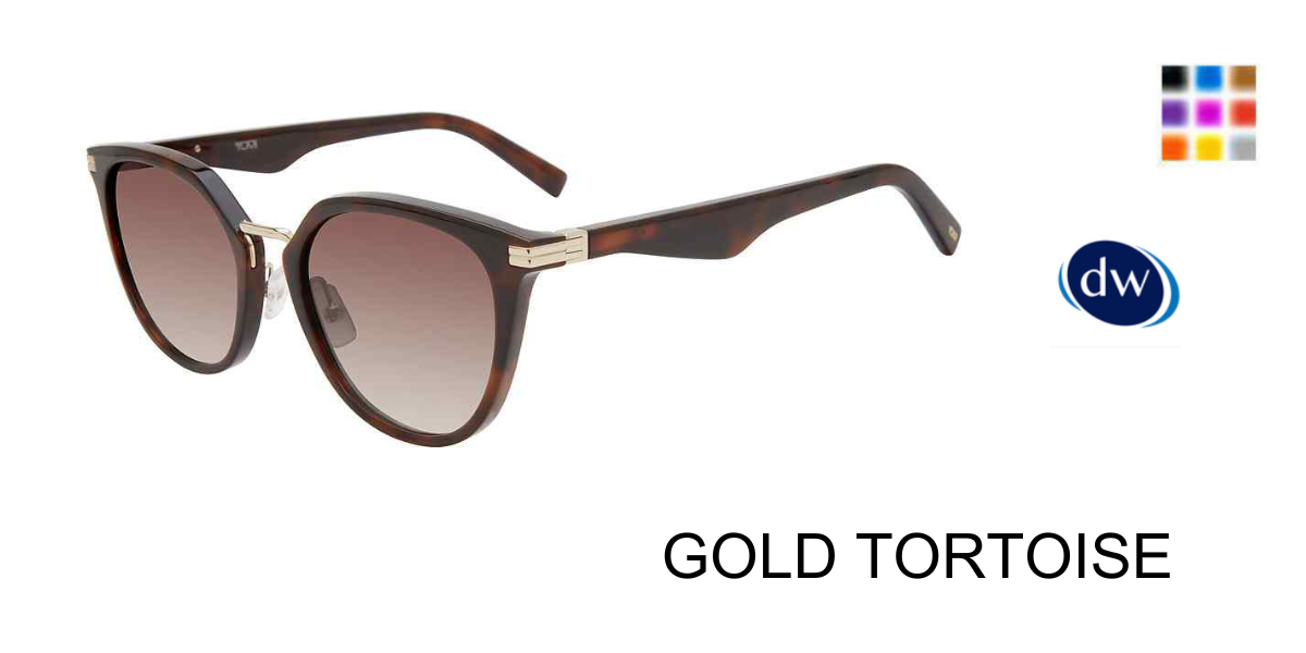 GOLD TORTOISE Tumi STU004 Sunglasses