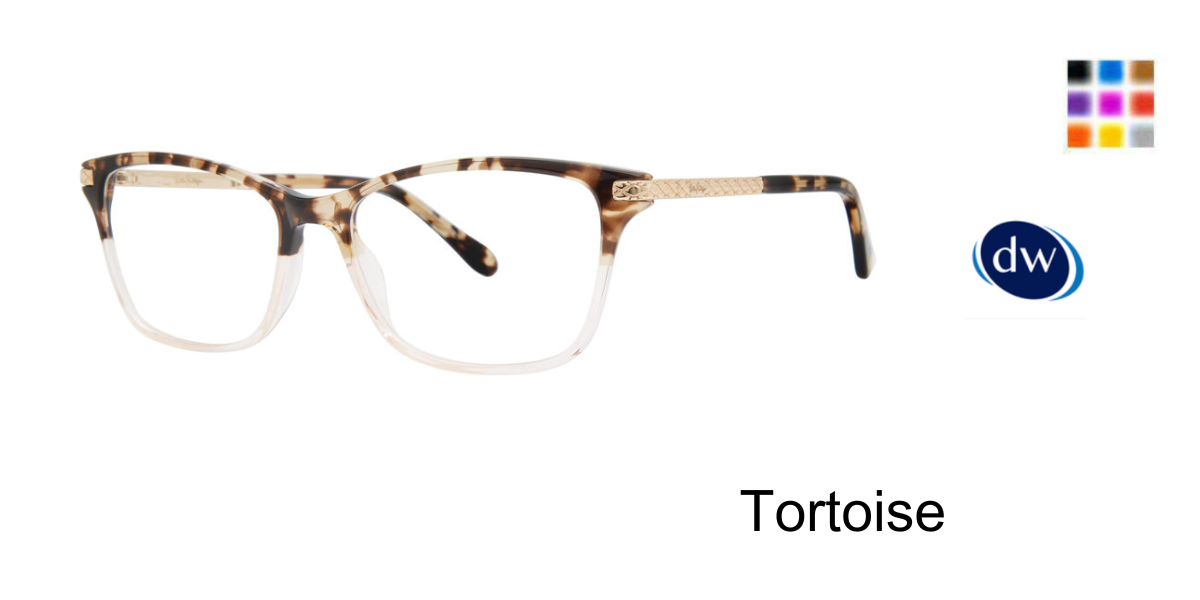 Tortoise Lilly Pulitzer Zinnea Eyeglasses