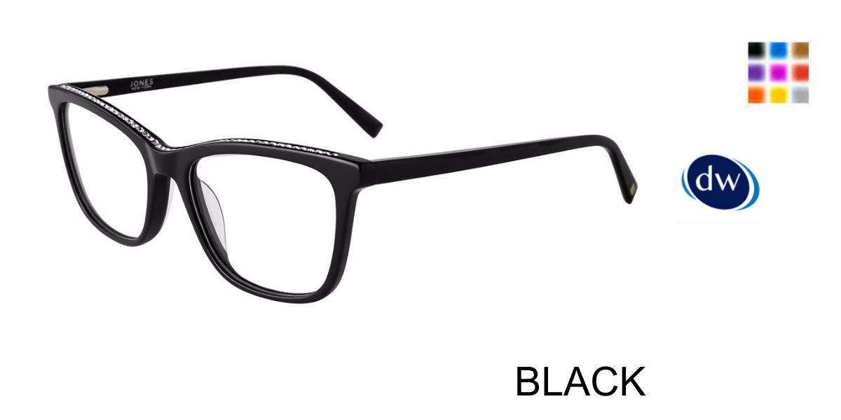 BLACK Jones New York VJON794 Eyeglasses