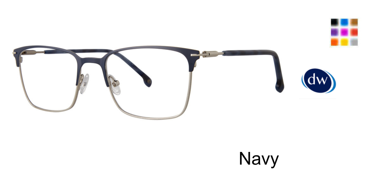 Navy Elliott Ives Norfolk Eyeglasses