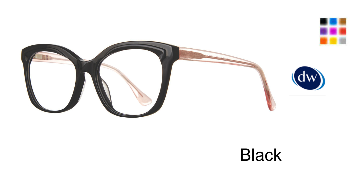 Black Brooklyn Heights Talia Eyeglasses