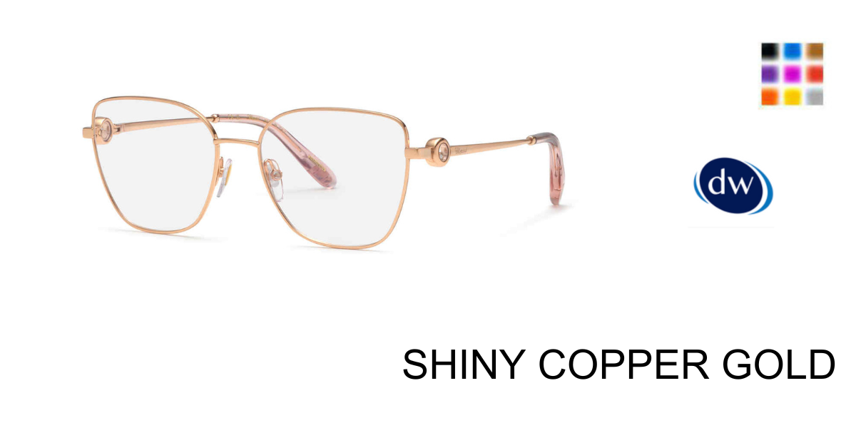 SHINY COPPER GOLD Chopard VCHL59S Eyeglasses