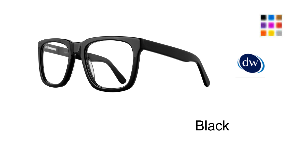Black Eight to Eighty Jarvis Eyeglasses