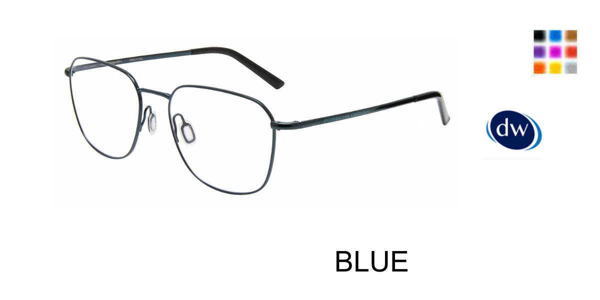 BLUE PORSCHE DESIGN P8758 Eyeglasses