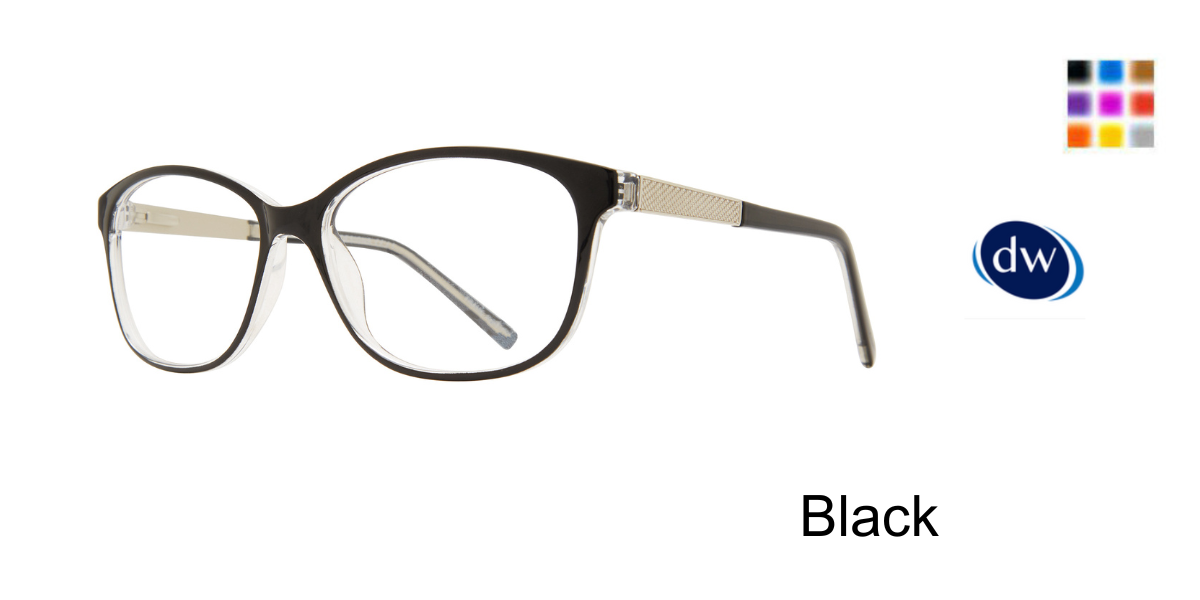 Black Affordable Designs Eleanor Eyeglasses